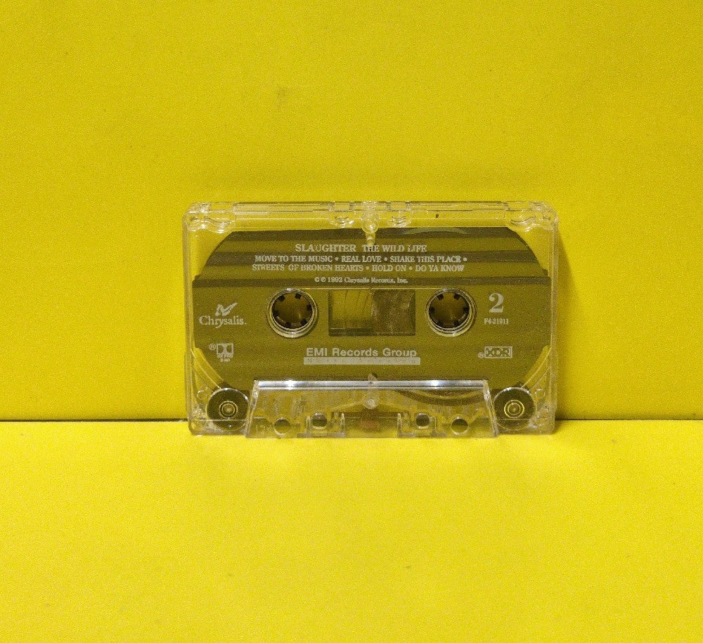 Slaughter - The Wild Life - 1992 - F4-21911 - Used - EX - Cassettes