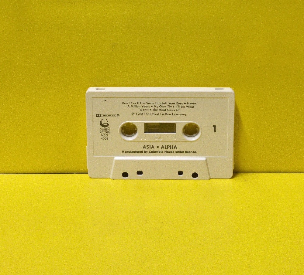 Asia - Alpha - 1983 - M5G 4008 - Used - EX - Cassettes - Columbia House Club Edition