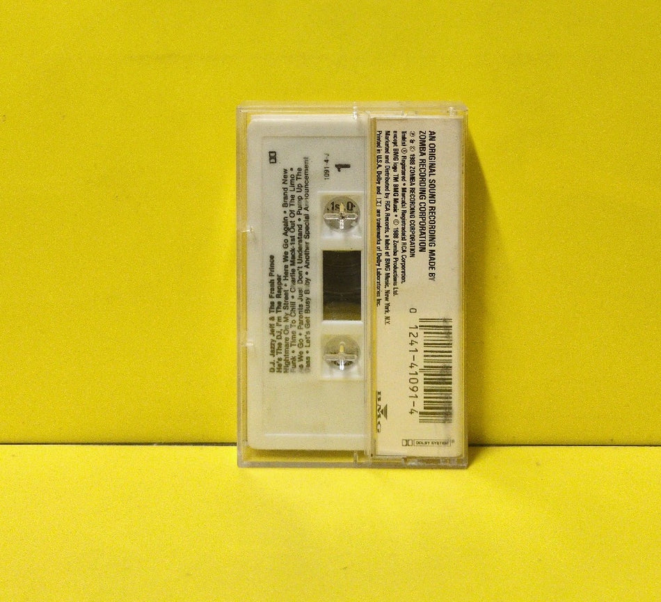DJ Jazzy Jeff & The Fresh Prince - He's The DJ, I'm The Rapper - 1988 - 1091-4-J - Used - EX - Cassettes