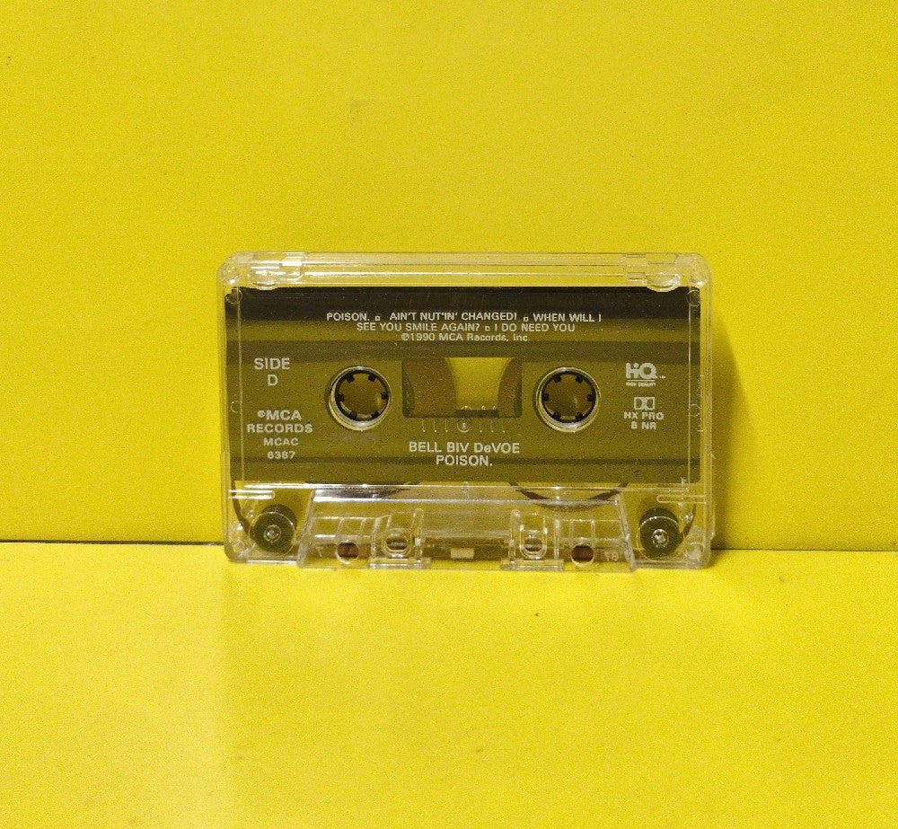 Bell Biv Devoe - Poison - 1990 - MCAC-6387 - Used - EX - Cassettes - Clear Tape Shell