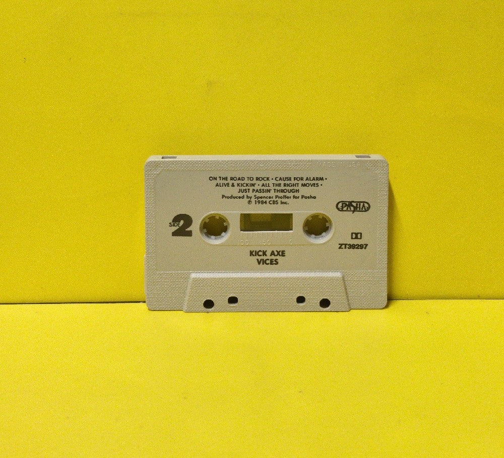 Kick Axe - Vices - 1984 - PZT 39297 - Used - EX - Cassettes