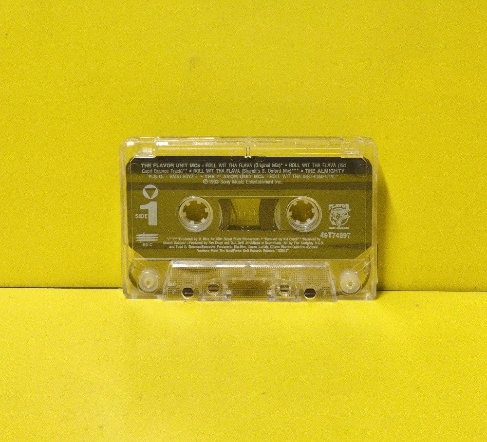The Flavor Unit MCs - Roll Wit Tha Flava - 1993 - 49T 74897 - Used - EX - Cassettes