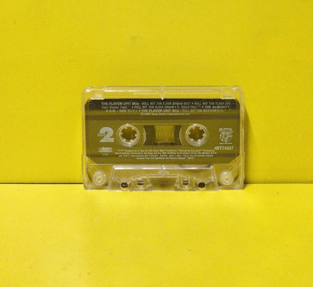 The Flavor Unit MCs - Roll Wit Tha Flava - 1993 - 49T 74897 - Used - EX - Cassettes