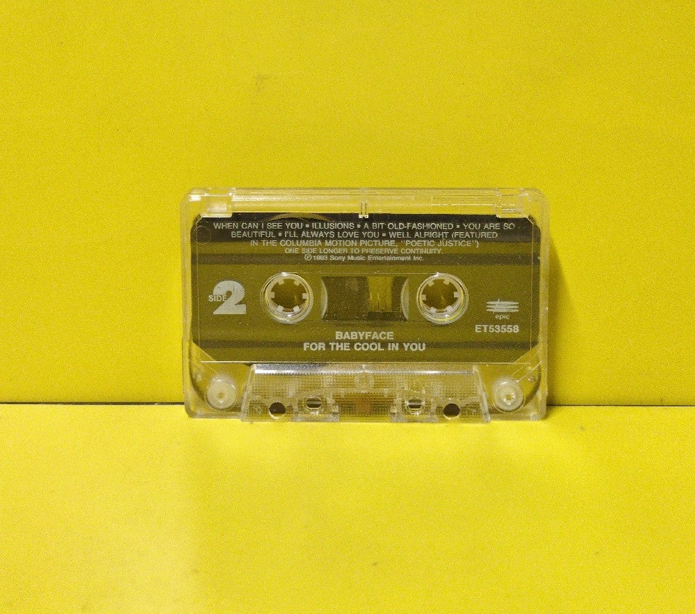Babyface - For The Cool In You - 1993 - ET 53558 - Used - EX - Cassettes