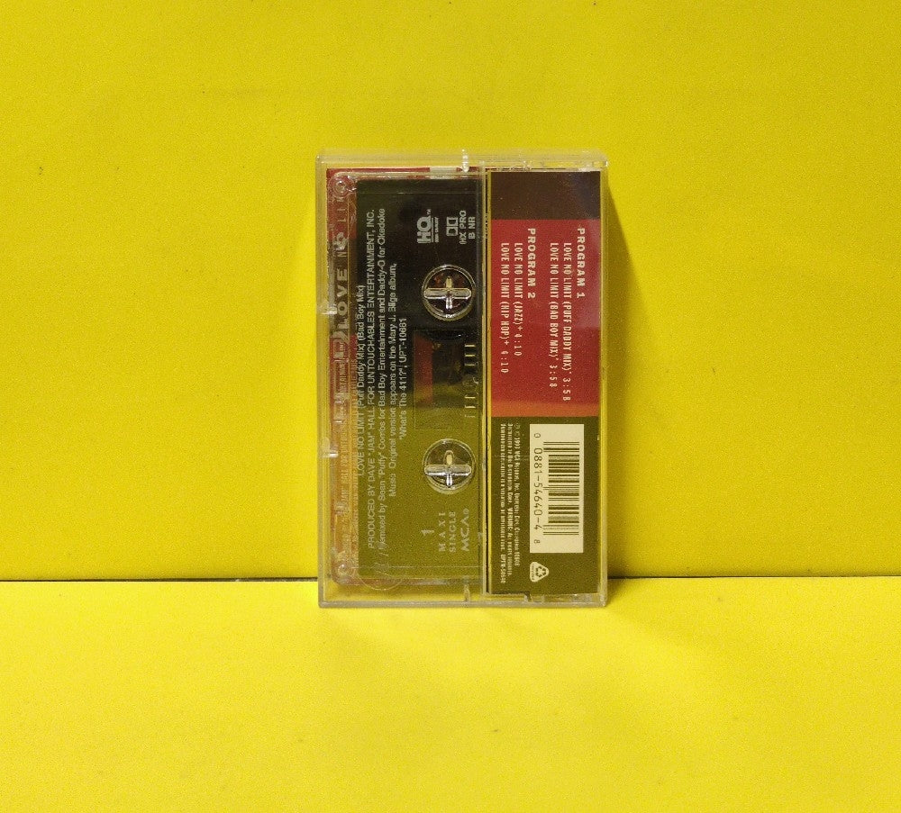Mary J. Blige - Love No Limit - 1993 - UPTM-54640 - Used - EX - Cassettes - Maxi-Single