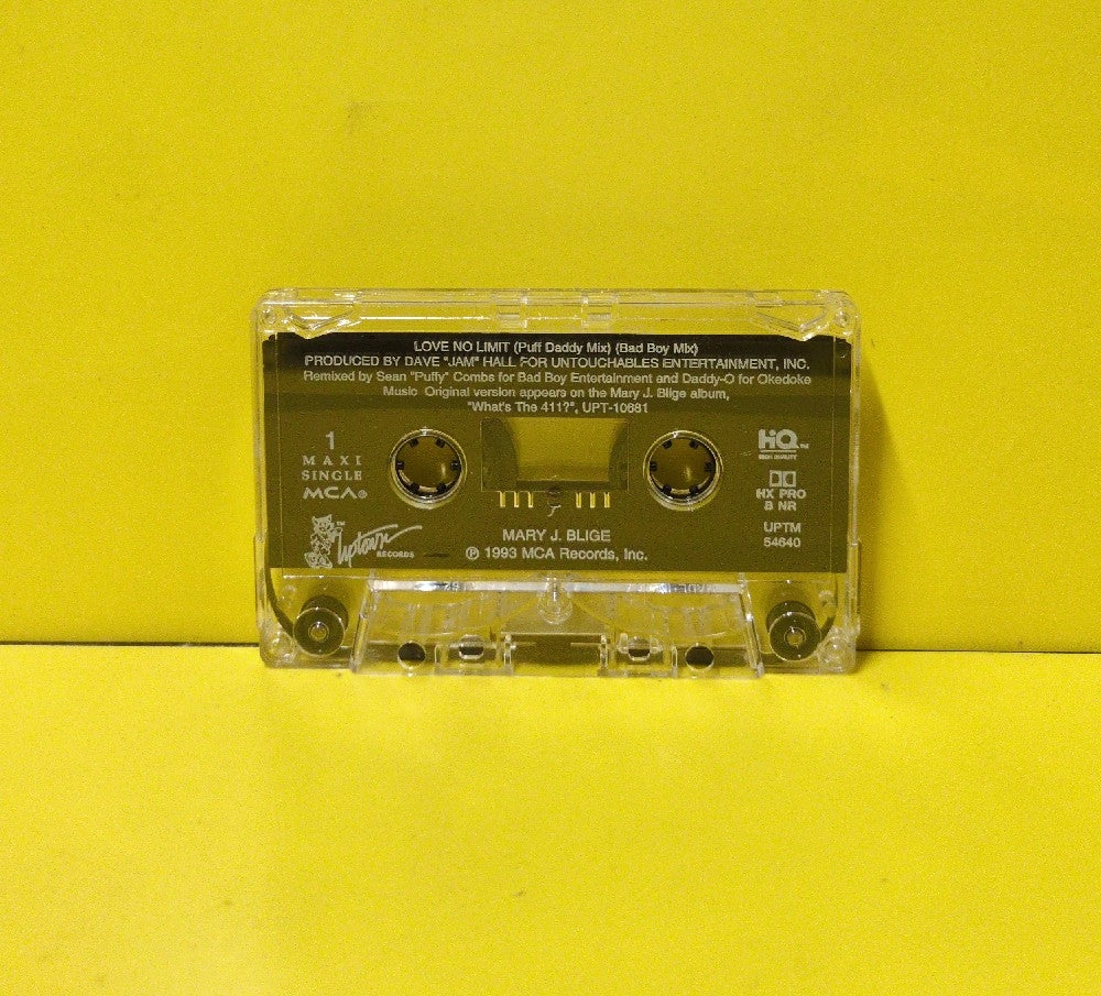 Mary J. Blige - Love No Limit - 1993 - UPTM-54640 - Used - EX - Cassettes - Maxi-Single