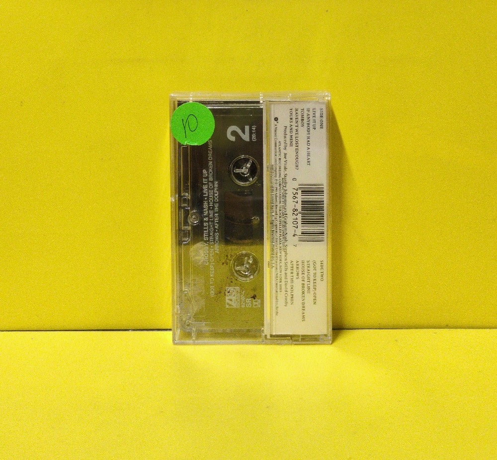 Crosby, Stills & Nash - Live It Up - 1990 - A4 82107 - New - Sealed - Cassettes - Columbia House Club Edition