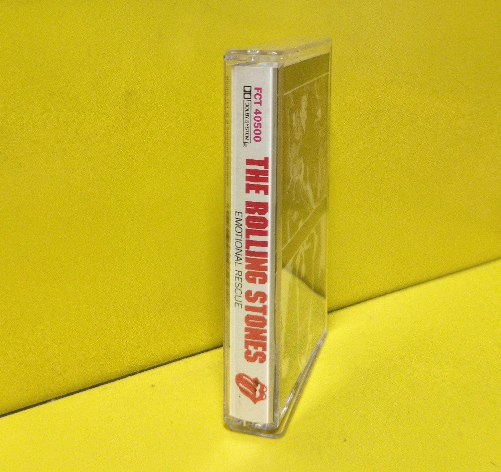 The Rolling Stones - Emotional Rescue - 1986 - CT40500/FCT 40500 - Used - EX - Cassettes - Beige Tape Shell