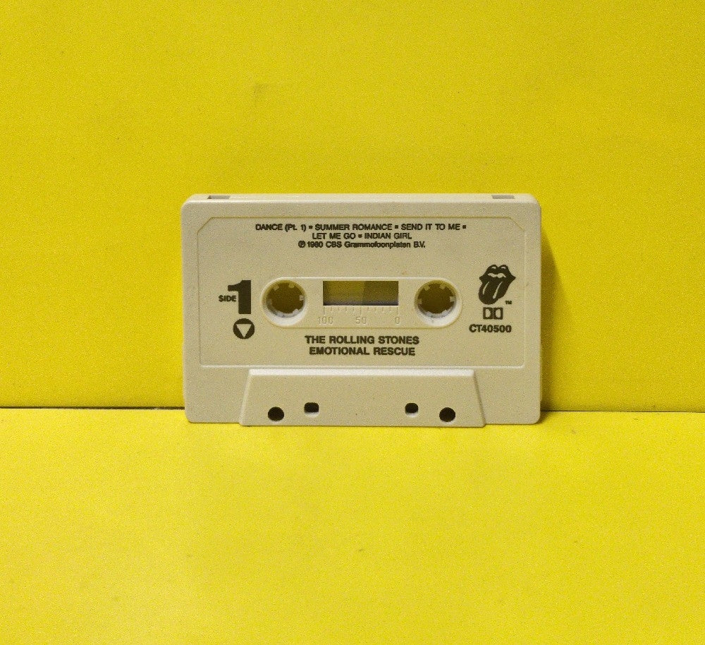 The Rolling Stones - Emotional Rescue - 1986 - CT40500/FCT 40500 - Used - EX - Cassettes - Beige Tape Shell