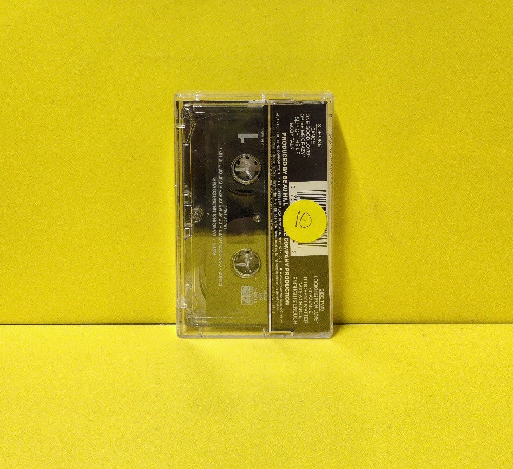Ratt - Dancing Undercover - 1986 - 7 81683-4 - Used - EX - Cassettes - Clear Case - Clear Tape Shell