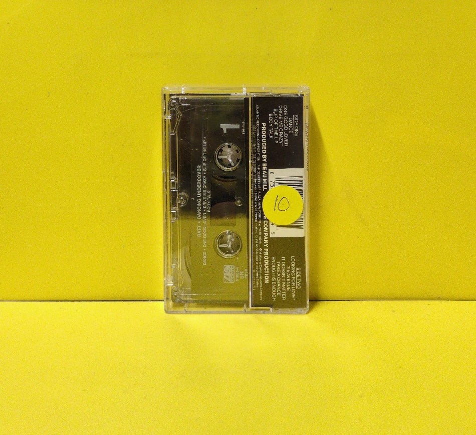 Ratt - Dancing Undercover - 1986 - 7 81683-4 - Used - EX - Cassettes - Clear Case - Clear Tape Shell