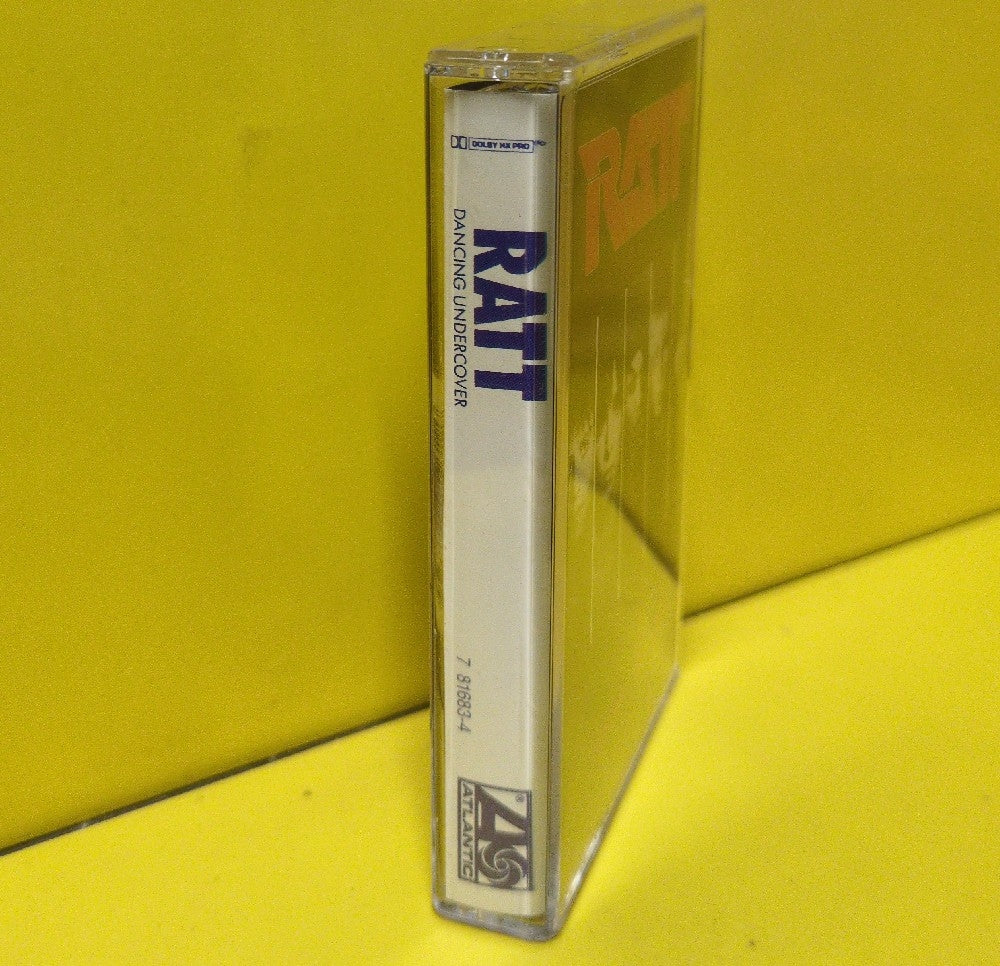 Ratt - Dancing Undercover - 1986 - 7 81683-4 - Used - EX - Cassettes - Clear Case - Clear Tape Shell