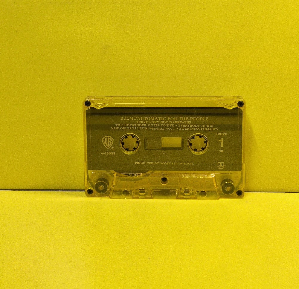 R.E.M. - Automatic For The People - 1992 - 9 45055-4 - Used - EX - Cassettes - Yellow Tape Shell