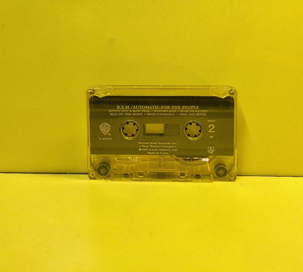 R.E.M. - Automatic For The People - 1992 - 9 45055-4 - Used - EX - Cassettes - Yellow Tape Shell