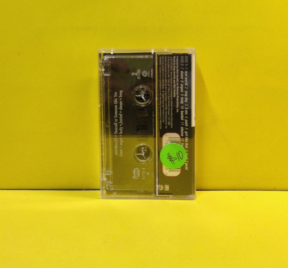Matchbox Twenty - Yourself Or Someone Like You - 1996 - 92721-4 - Used - EX - Cassettes - "SR" - Clear Tape Shell, No Dots