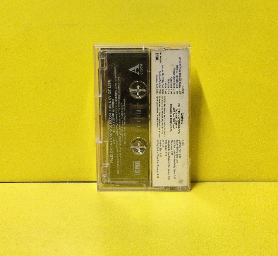 Najee - Plays Songs From The Key Of Life (A Tribute To Stevie Wonder) - 1995 - C 105016 - Used - EX - Cassettes - BMG Club Edition