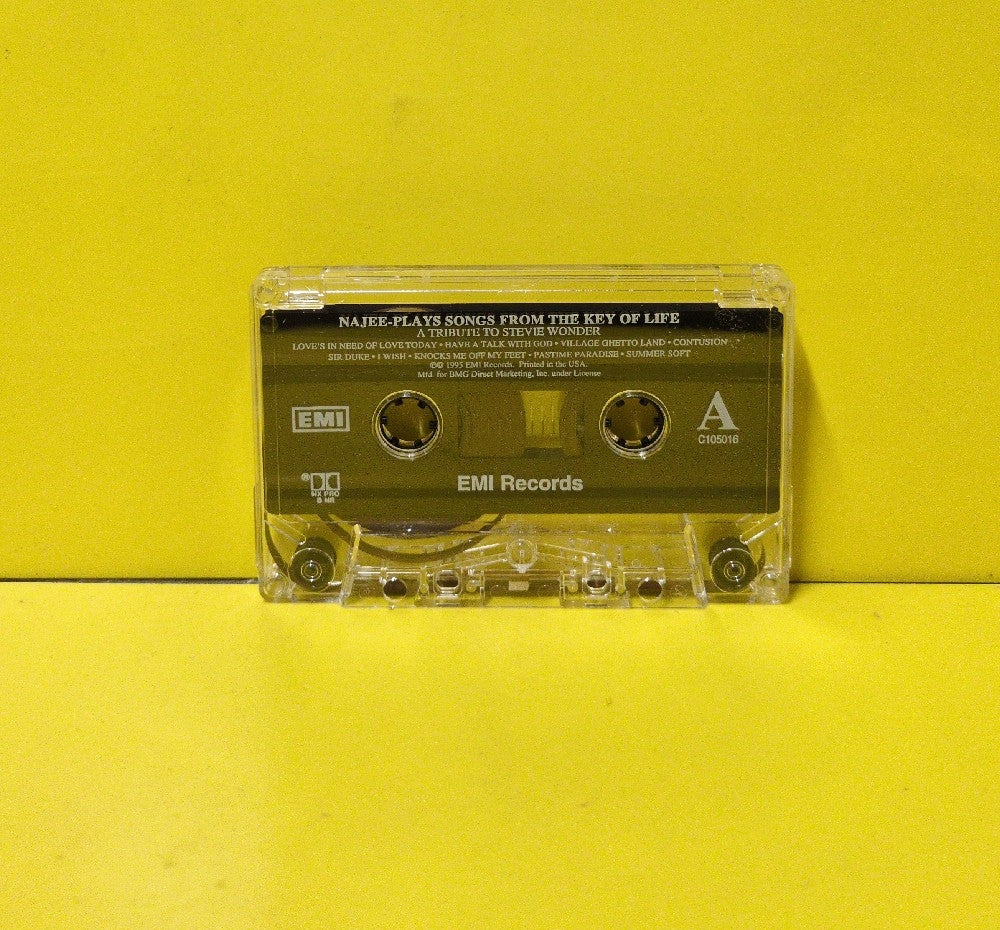 Najee - Plays Songs From The Key Of Life (A Tribute To Stevie Wonder) - 1995 - C 105016 - Used - EX - Cassettes - BMG Club Edition