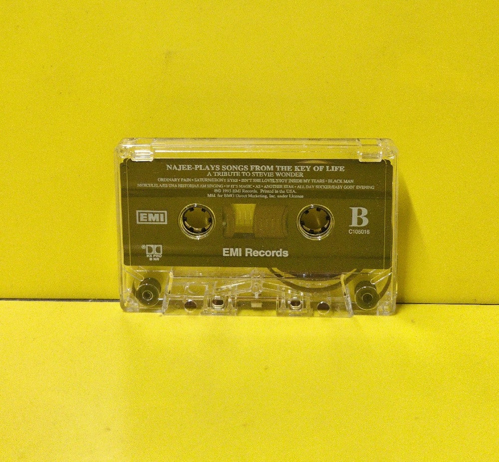 Najee - Plays Songs From The Key Of Life (A Tribute To Stevie Wonder) - 1995 - C 105016 - Used - EX - Cassettes - BMG Club Edition