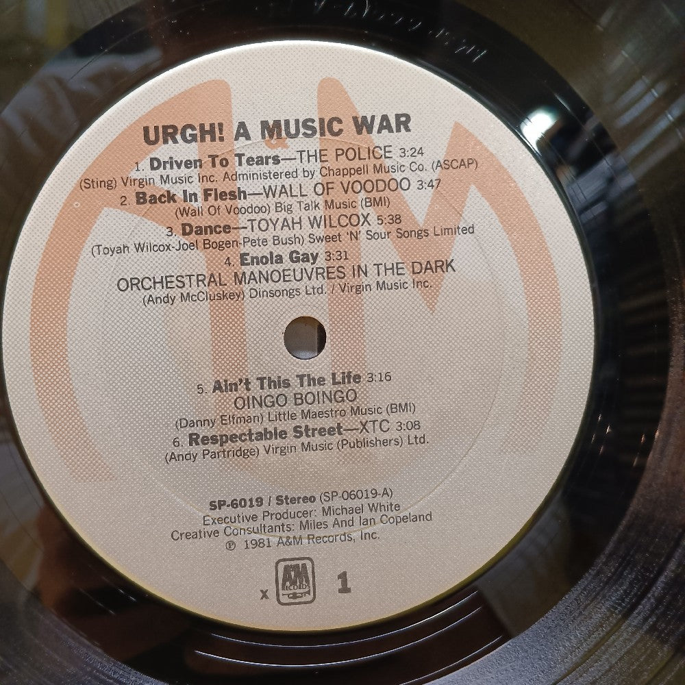 Various - URGH! A Music War - 1981 - SP 6019 - Used - VG++ - Vinyl