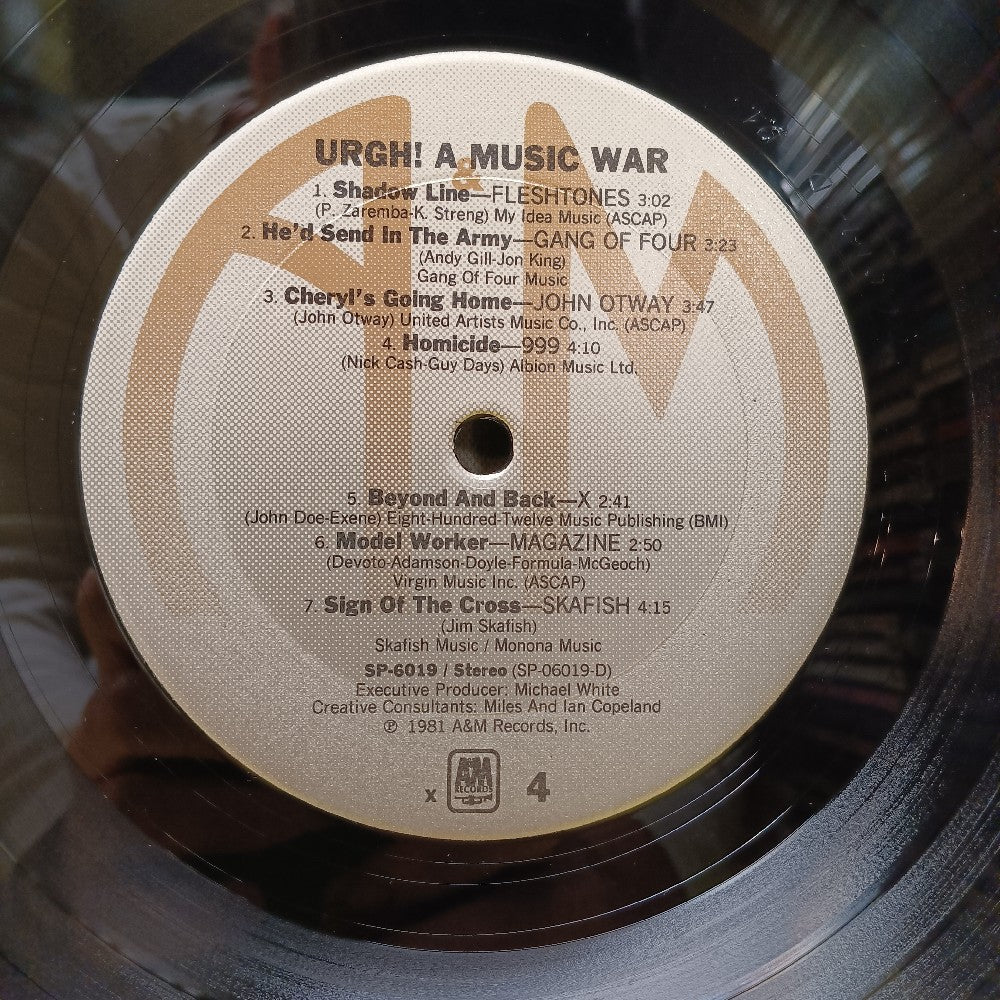 Various - URGH! A Music War - 1981 - SP 6019 - Used - VG++ - Vinyl