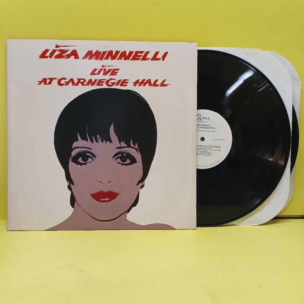 Liza Minnelli - Live At Carnegie Hall WARHOL COVER - 1981 - Altel  - Used - VG++ - Vinyl