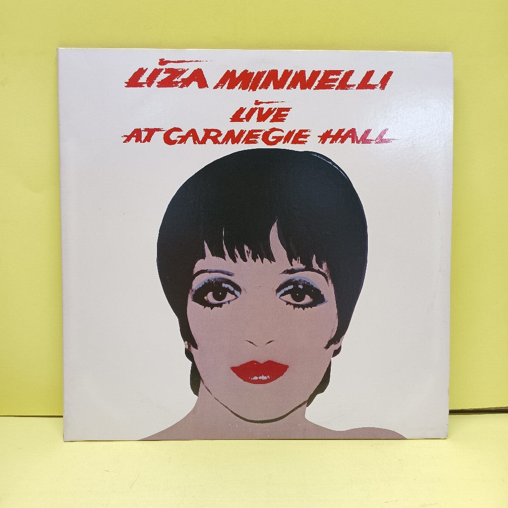 Liza Minnelli - Live At Carnegie Hall WARHOL COVER - 1981 - Altel  - Used - VG++ - Vinyl