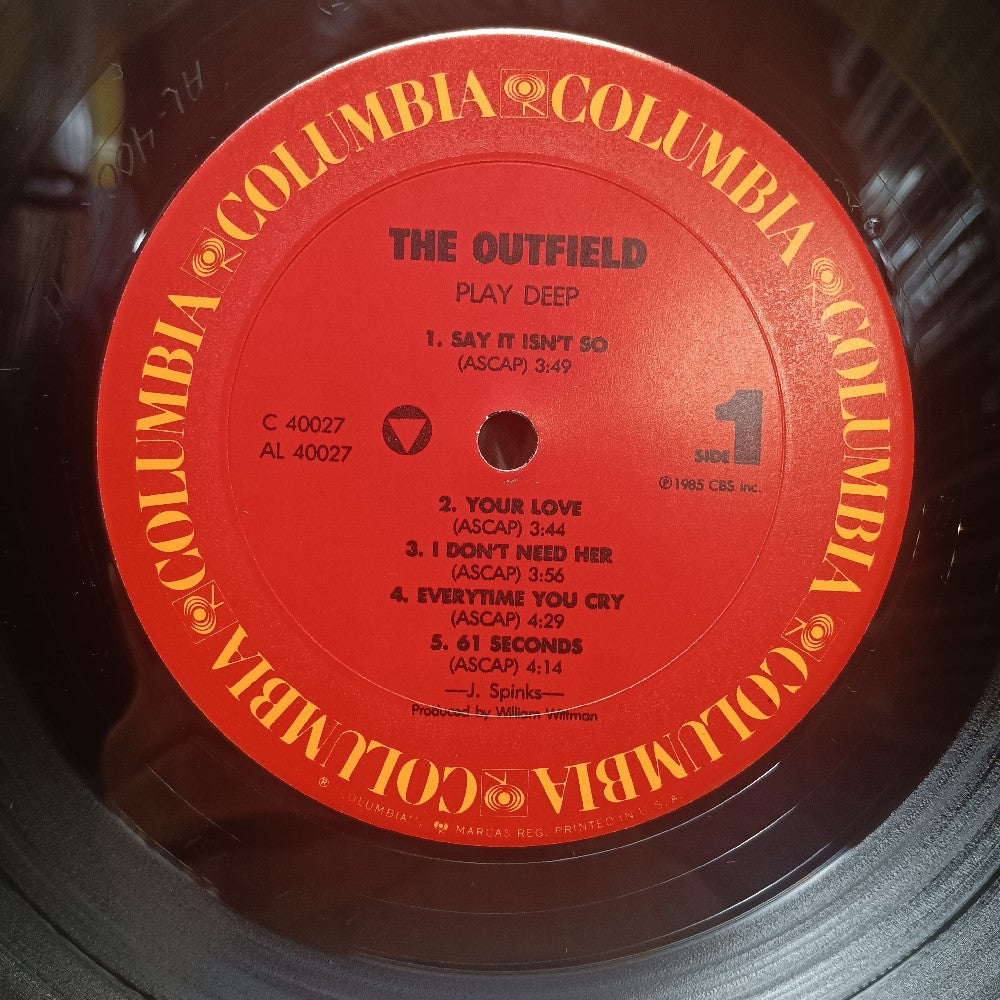 The Outfield - Play Deep PROMO - 1985 - FC 40027 - Used - NM - Vinyl