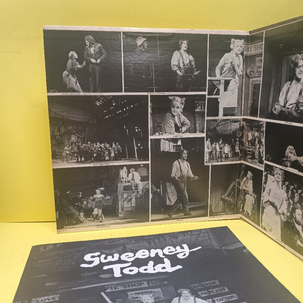 Sondheim  - Sweeney Todd: Demon Barber Original Cast LIBRETTO - 1979 - CBL2-3379 - Used - VG++ - Vinyl