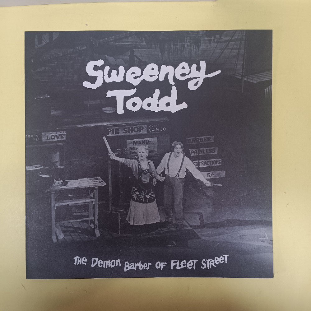 Sondheim  - Sweeney Todd: Demon Barber Original Cast LIBRETTO - 1979 - CBL2-3379 - Used - VG++ - Vinyl
