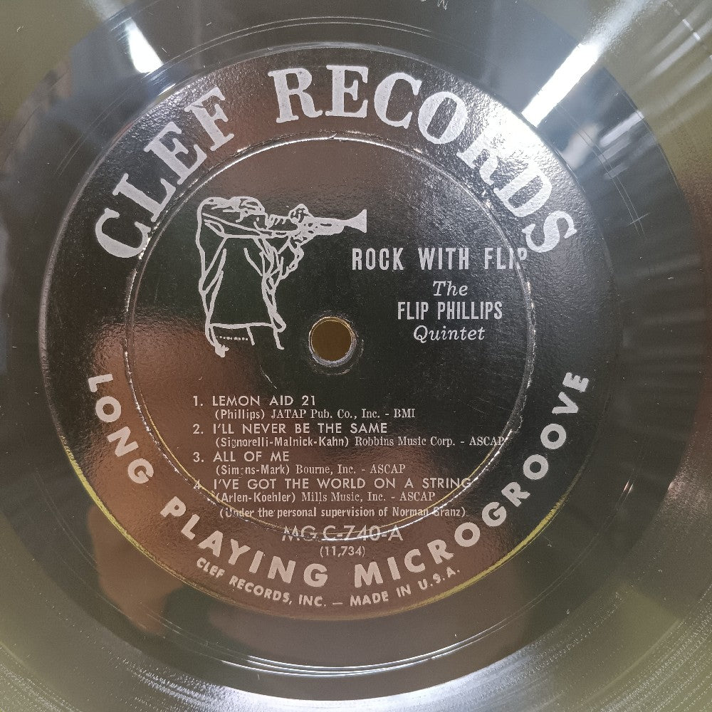The Flip Phillips Quintet - Rock With Flip OG MONO - 1956 - MG C-740 - Used - VG++ - Vinyl