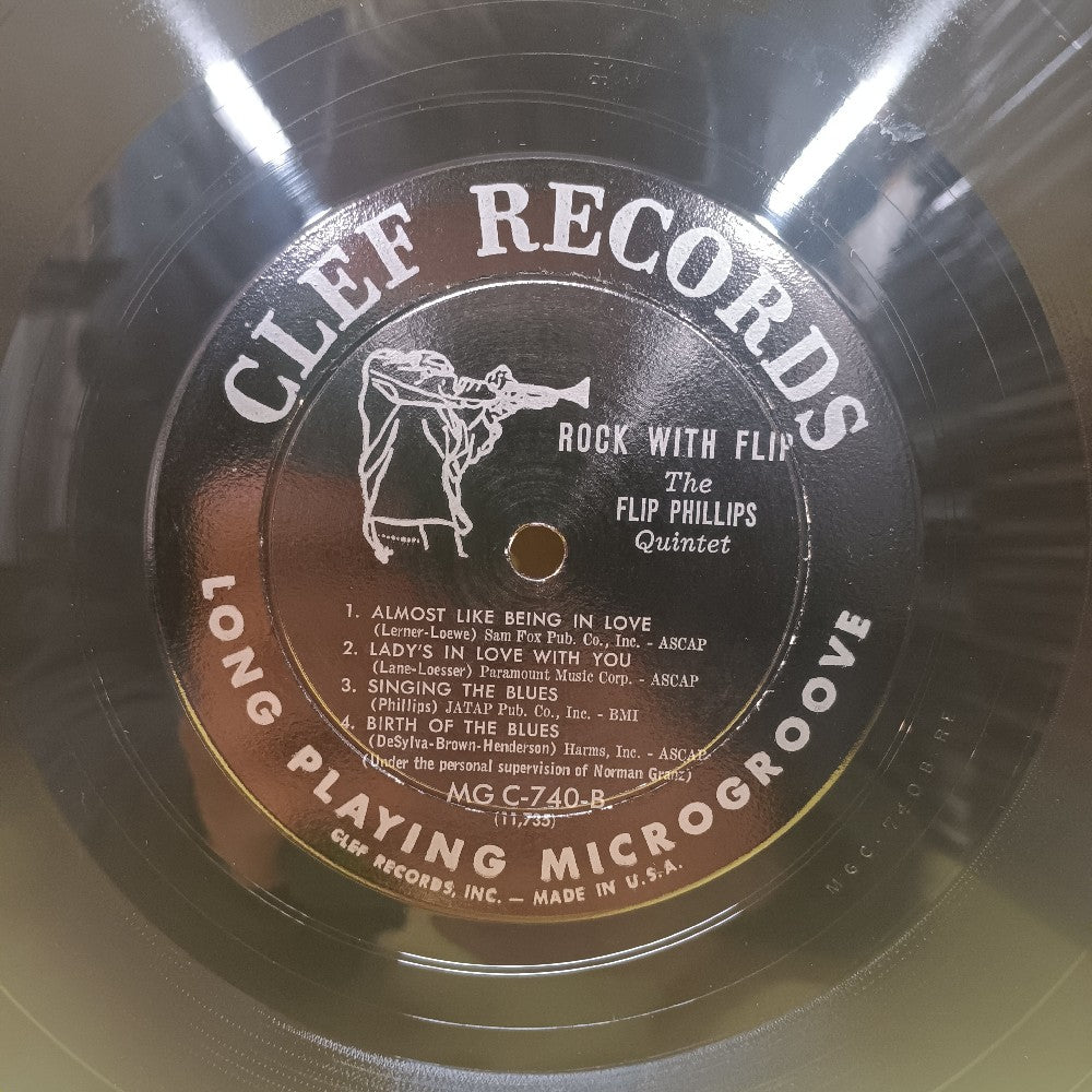 The Flip Phillips Quintet - Rock With Flip OG MONO - 1956 - MG C-740 - Used - VG++ - Vinyl