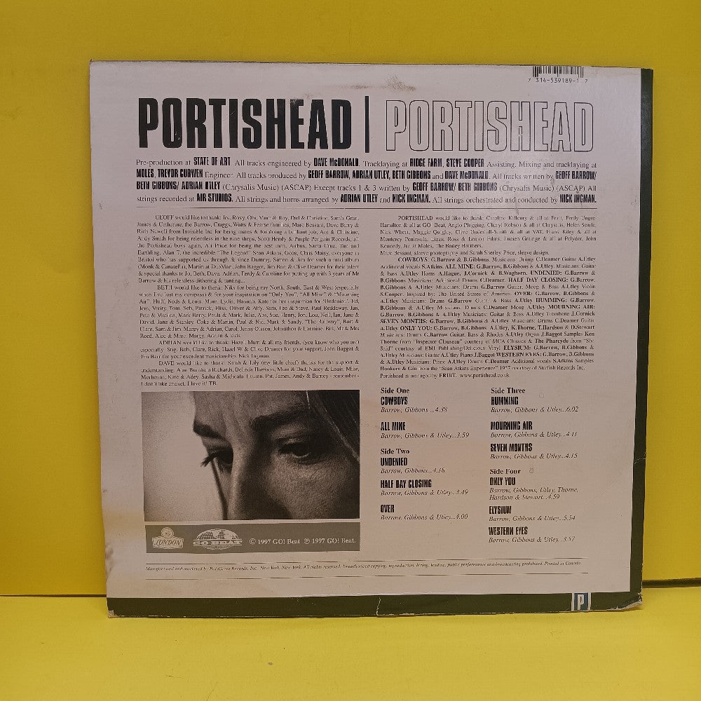 Portishead - Portishead / Self Titled RJ STERLING - 314-539 189-1 - Used - VG++ - Vinyl