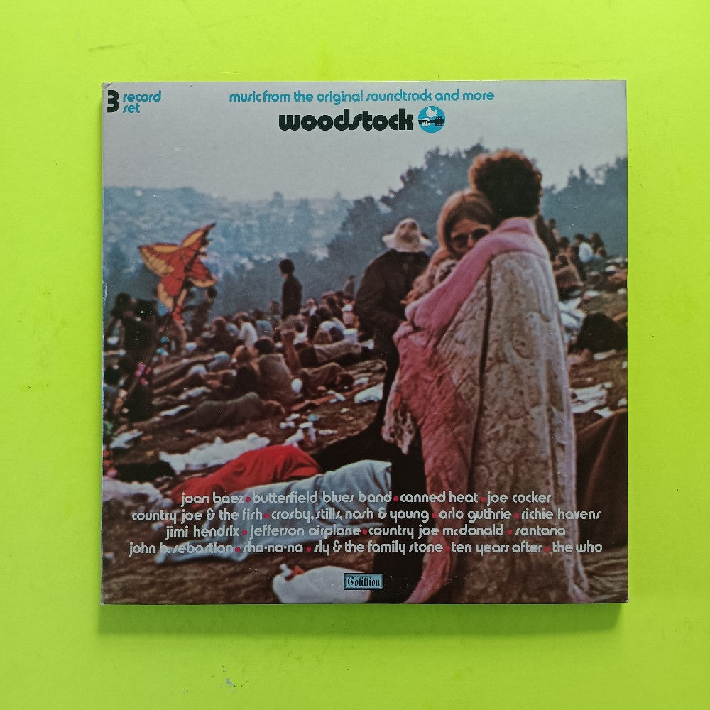 Various - Woodstock Original Soundtrack 3LP Auto-Coupled - 1970 - SD 3-500 - Used - EX - Vinyl