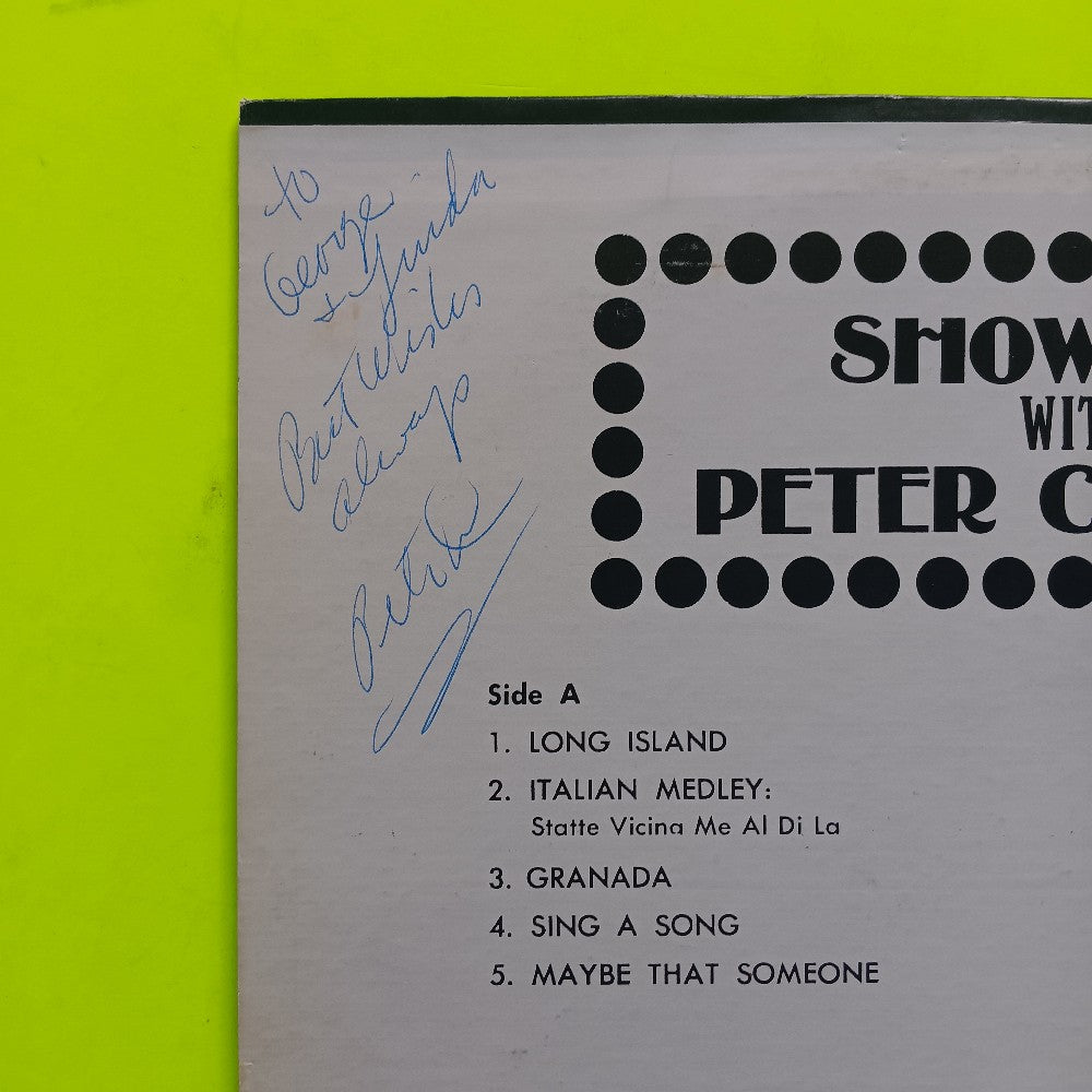 Peter Columbo - Showtime With Peter Columbo SIGNED W Love This Is My Song 45 - 1978 - A309 A321 - Used - EX - Vinyl