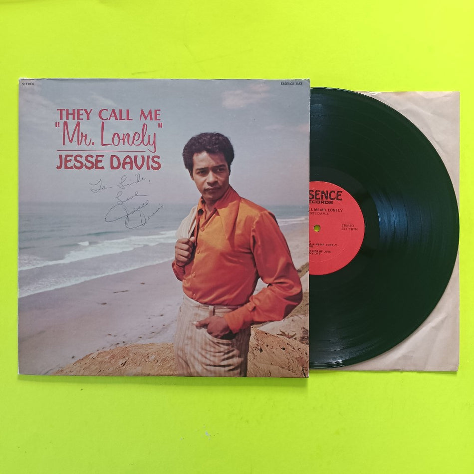 Jesse Davis - They Call Me "Mr. Lonely" SIGNED - ES 3853 - Used - VG++ - Vinyl