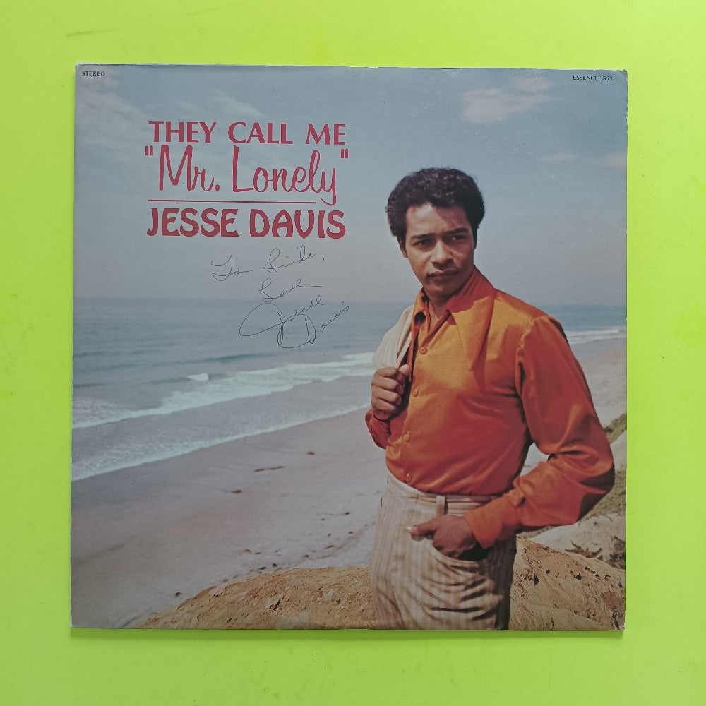 Jesse Davis - They Call Me "Mr. Lonely" SIGNED - ES 3853 - Used - VG++ - Vinyl