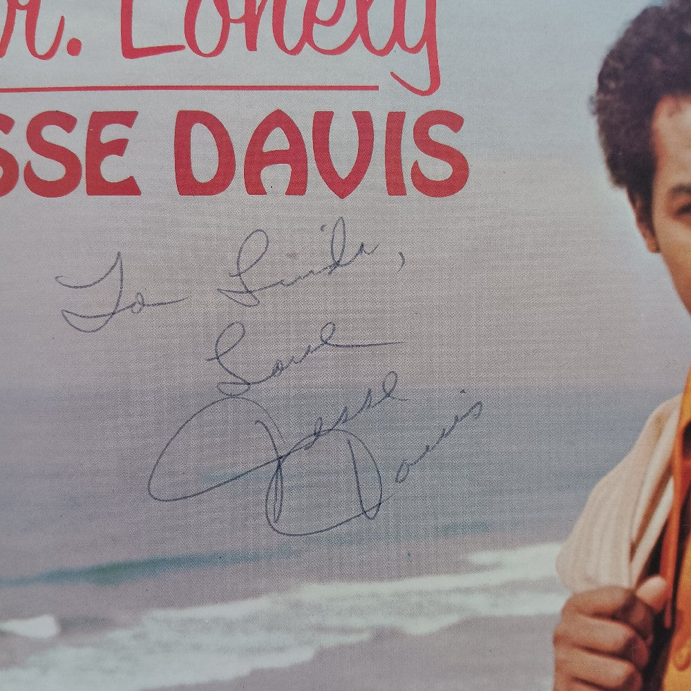 Jesse Davis - They Call Me "Mr. Lonely" SIGNED - ES 3853 - Used - VG++ - Vinyl