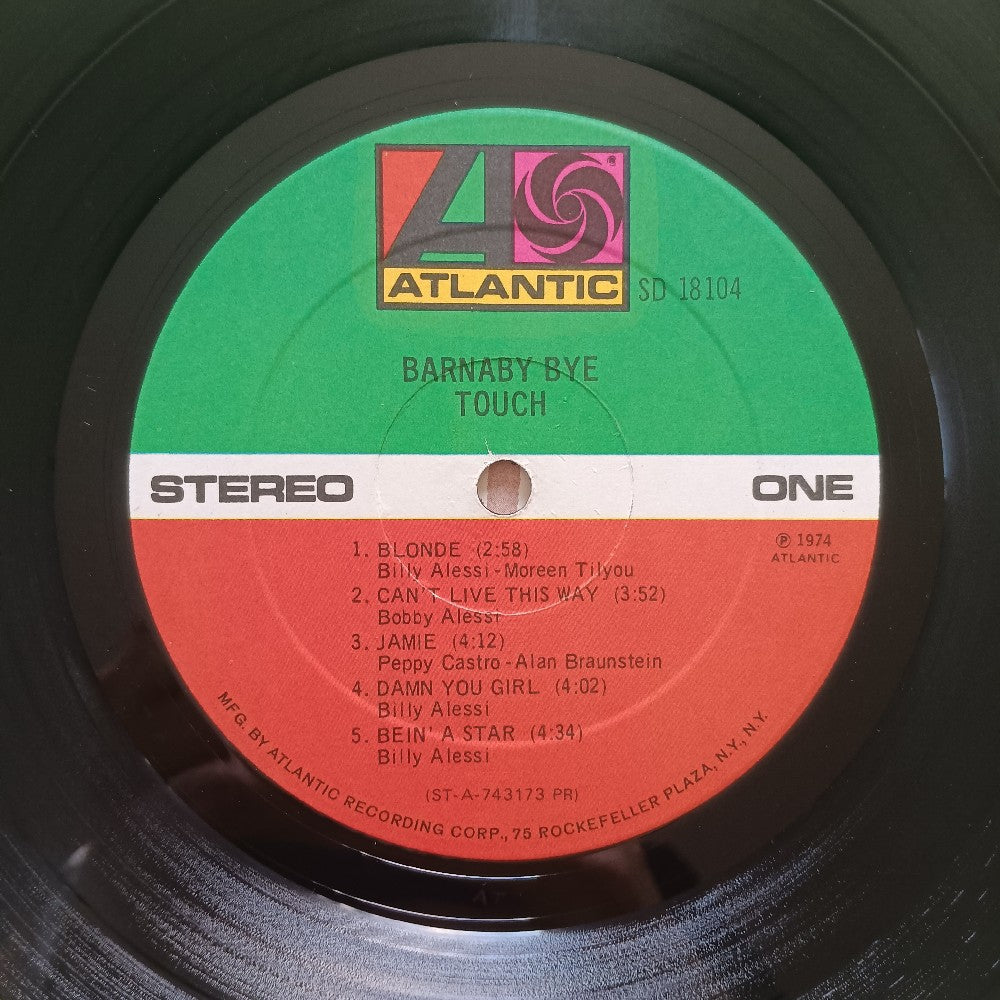 Barnaby Bye - Touch SIGNED BY BAND 4X - 1974 - SD 18104 - Used - VG+ - Vinyl