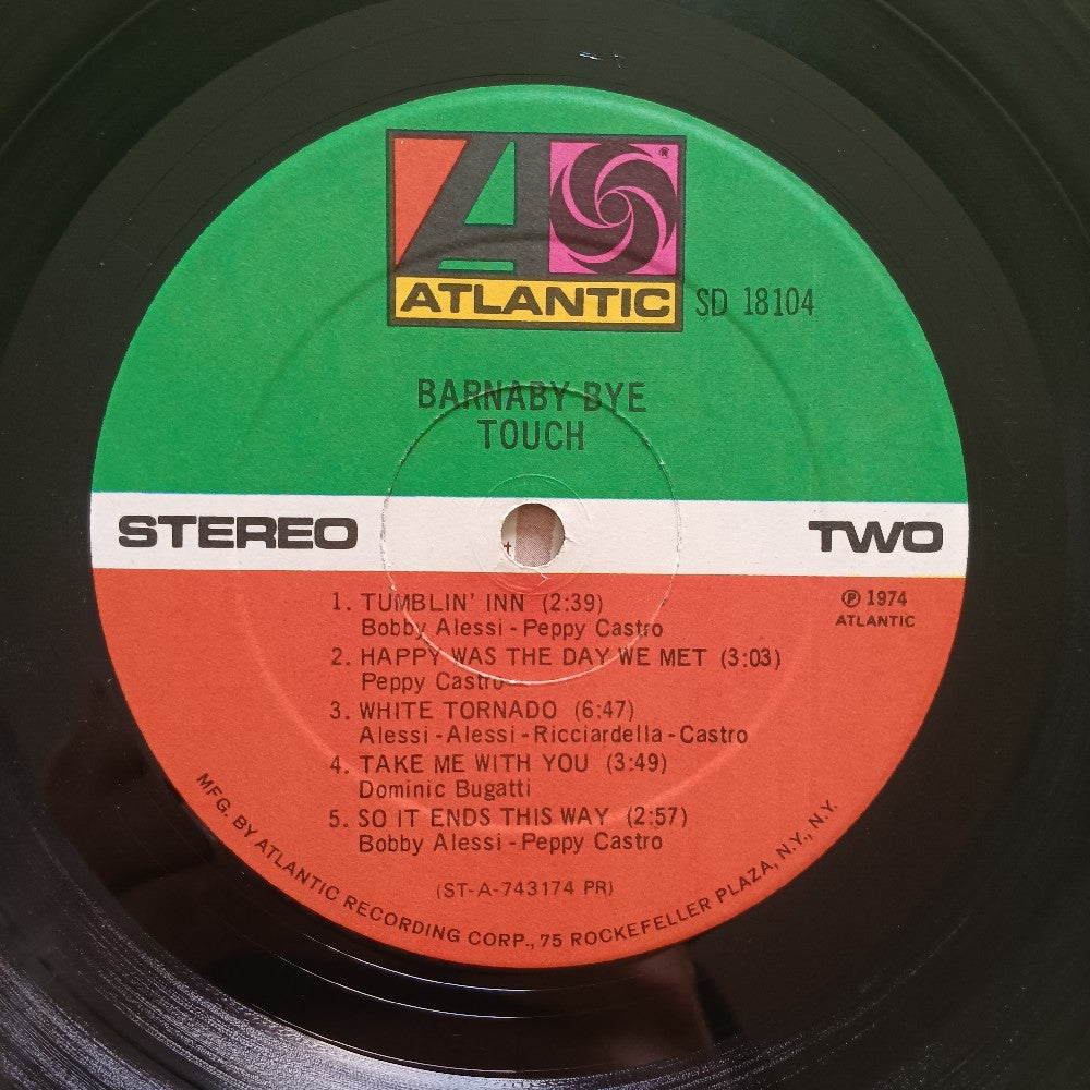 Barnaby Bye - Touch SIGNED BY BAND 4X - 1974 - SD 18104 - Used - VG+ - Vinyl
