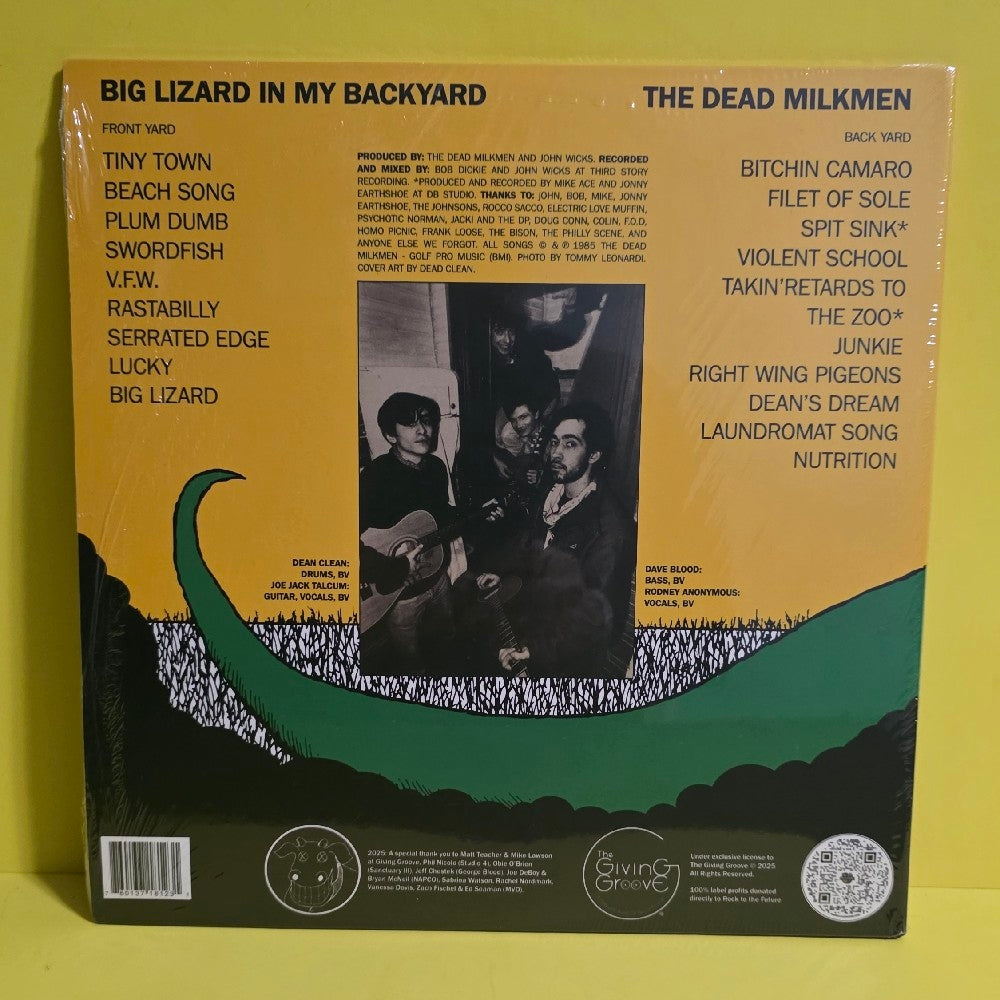 The Dead Milkmen - Big Lizard in My Backyard (40th Anniversary) - 2025 - GG033 - New - Sealed - Vinyl