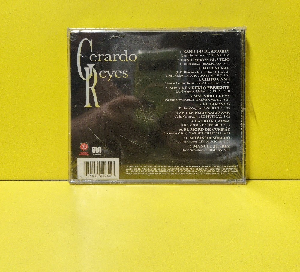 Gerardo Reyes - Gerardo Reyes - 2003 - CB 2525 - New - Sealed - CDs