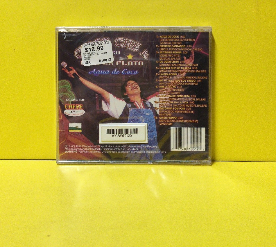 Chico Che Jr. Y Su Grupo La Flota - Aqua De Coco - 1999 - CGCMB-1001 - New - Sealed - CDs