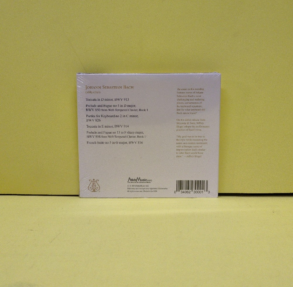 Johann Sebastian Bach, Jeffrey Biegel - Bach On A Steinway - 2010 - STNS 30001 - New - Sealed - CDs