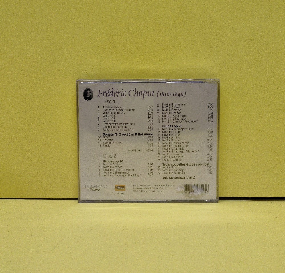 Yuki Matsuzawa, Frederic Chopin - Etudes Opp. 10 & 25, Marche Funebre, Polonaise <<Heroique>> - 150.74-2 - New - Sealed - CDs - 2xCD - Switzerland Import