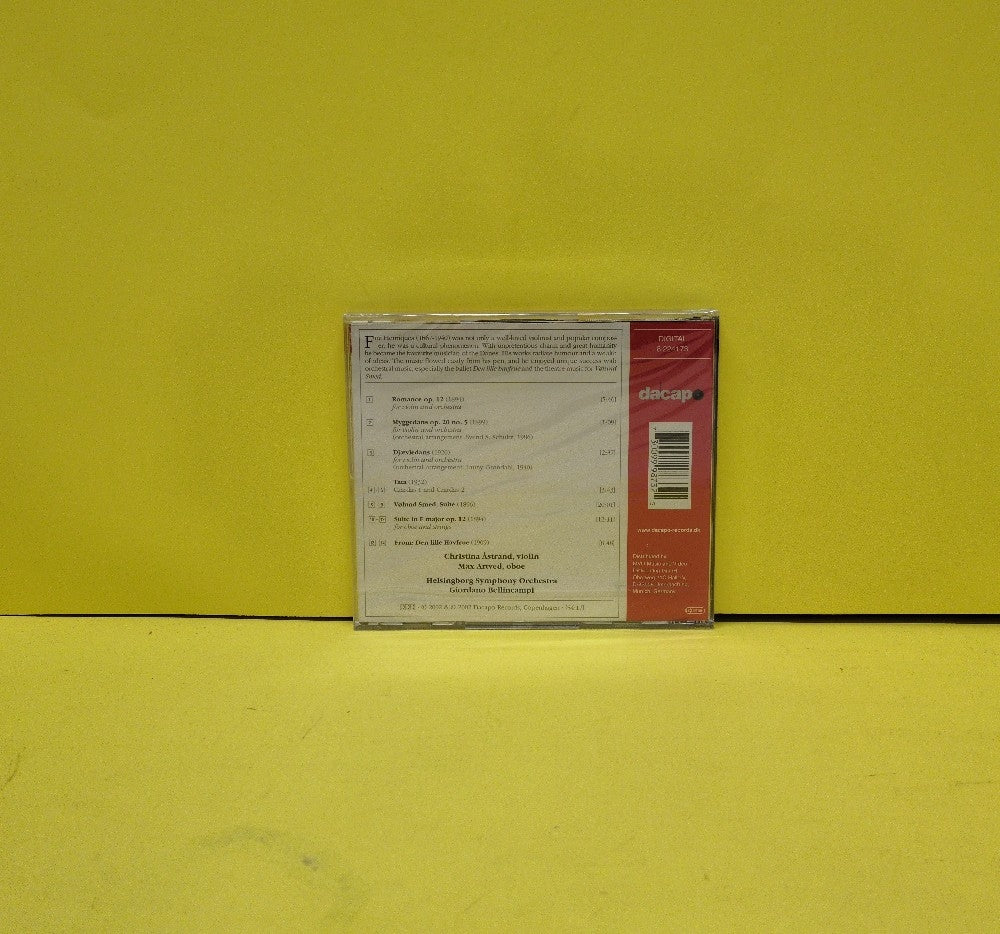 Fini Henriques, Christina Åstrand, Max Artved, Helsingborgs Symfoniorkester, Giordano Bellincampi - Orchestral Works - 2002 - 8.224173 - New - Sealed - CDs - Denmark Import