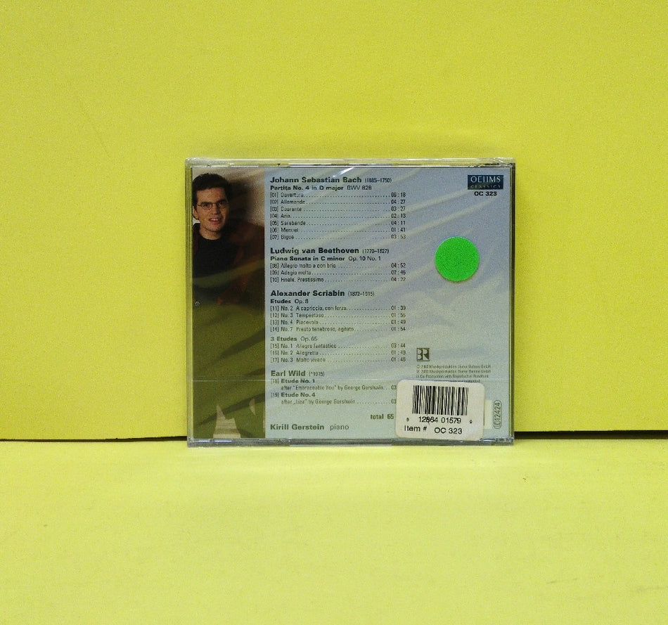 Kirill Gerstein - Bach • Beethoven • Scriabin • Gershwin - 2003 - OC 323 - New - Sealed - CDs - Germany Import