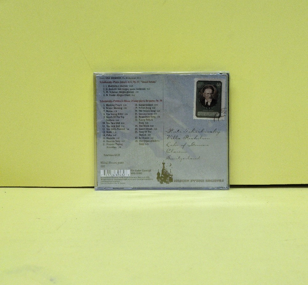 Pyotr Ilyich Tchaikovsky, Mikhail Pletnev - Grand Sonata / Children's Album - 2004 - MOS 18403 - New - Sealed - CDs