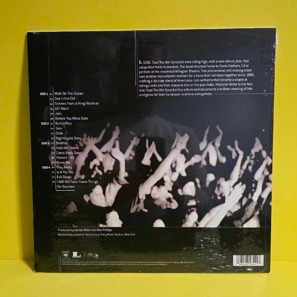 Toad The Wet Sprocket - Welcome Home: Live At The Arlington Theatre, Santa Barbara 1992 RSD - 2025 - 19802856541 - New - Sealed - Vinyl