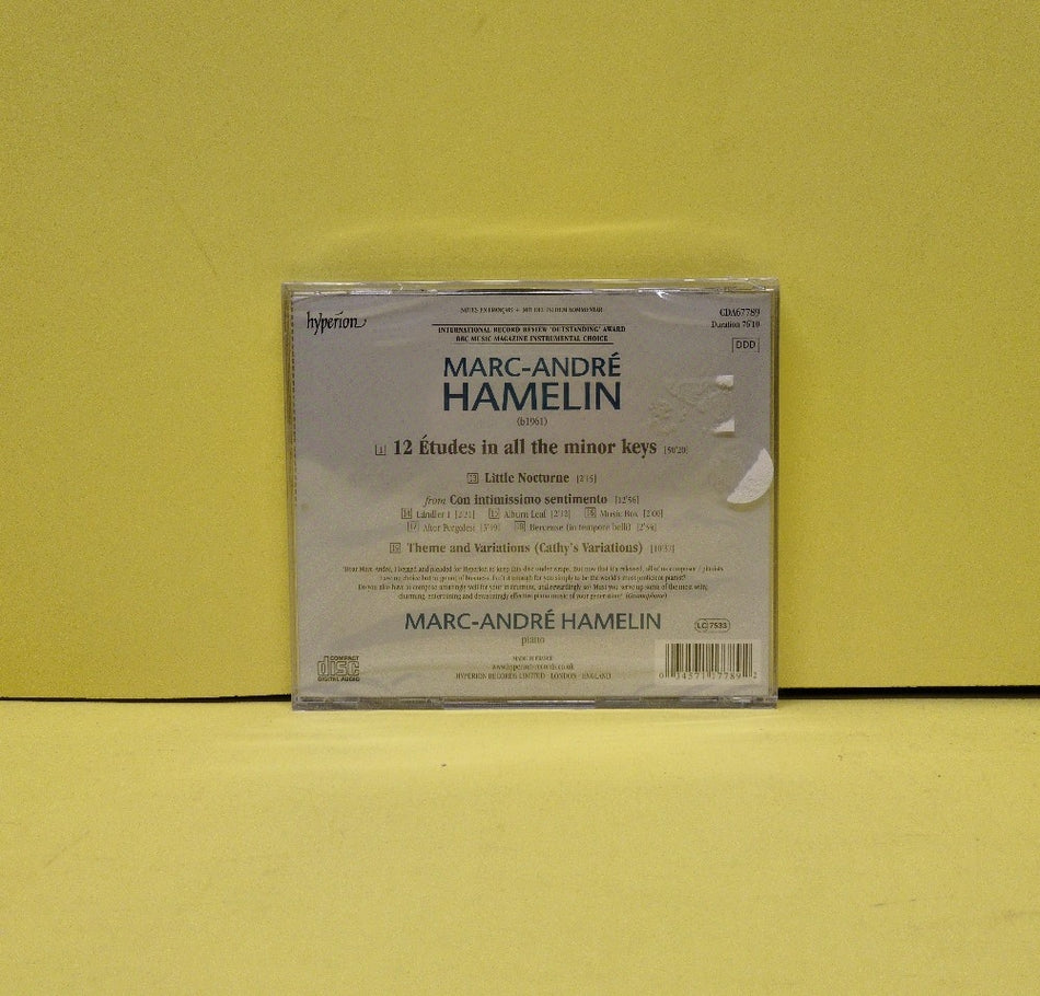 Marc-André Hamelin - Études - 2010 - CDA67789 - New - Sealed - CDs - UK Import