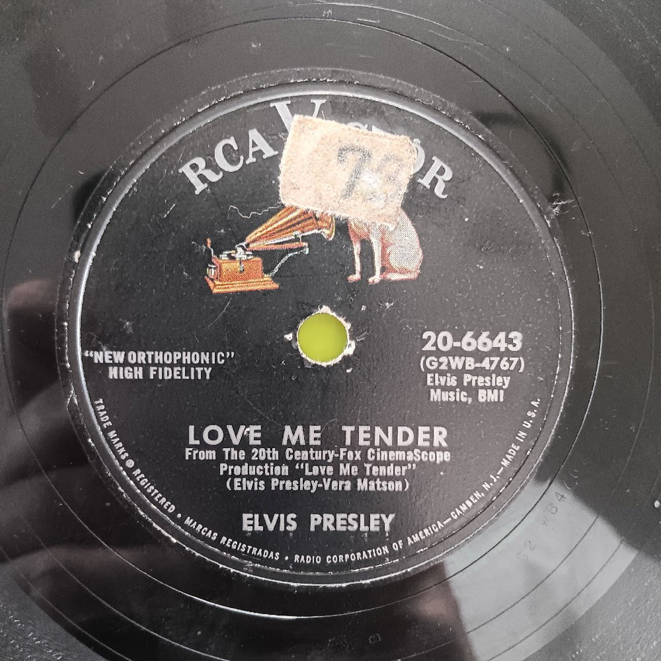 Elvis Presley  - Lot Of 5x 78 RPMs Hound Dog Heartbreak Hotel Love Me Tender - 1956 - Used - Used - Vinyl